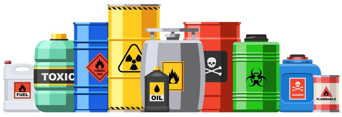 The Control of Substances Hazardous to Health (COSHH) Regulations specify the manner in which hazardous materials must be marked and stored