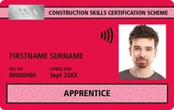 There is also a CSCS "Trainee" card and one for people undertaking Apprenticeships. 