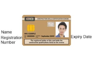 Details Held On A CSCS Card