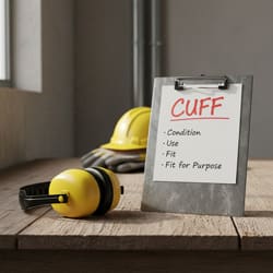 CUFF Is An Ideal Way Of Checking Ear Defenders