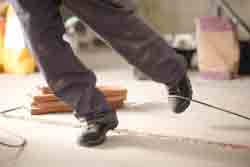 Slips, trips and falls might seem like minor mishaps, but they're a leading cause of workplace injuries.