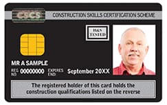 CSCS Managers Card - Black in colours and  you need NVQ Level 4 and above to obtain it.