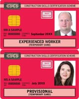 Examples Of Temporary CSCS Cards